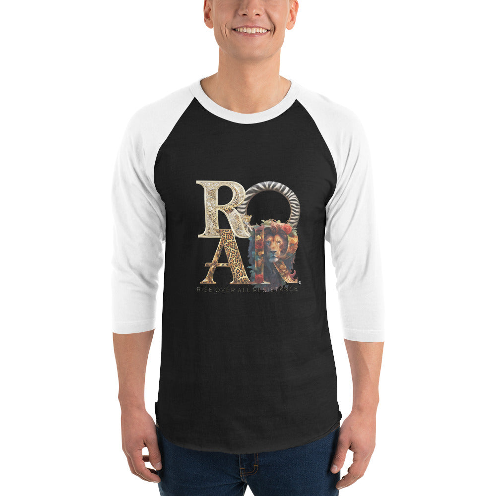 3/4 sleeve raglan shirt