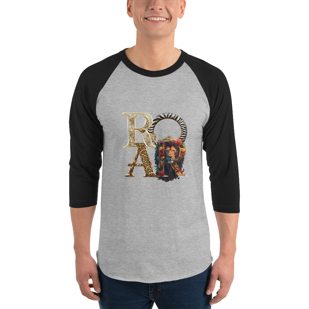 3/4 sleeve raglan shirt