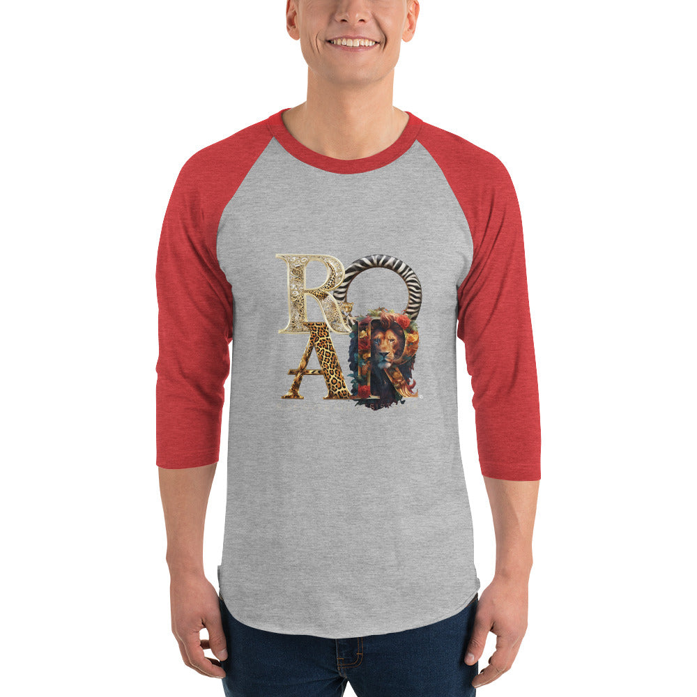 3/4 sleeve raglan shirt