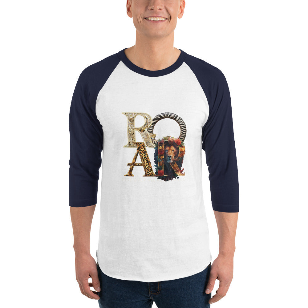 3/4 sleeve raglan shirt